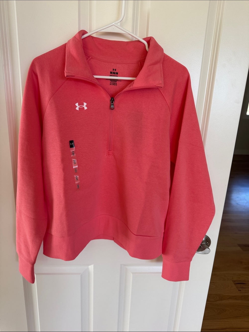 Women’s Under Armor Pink Quarterzip Hoodie